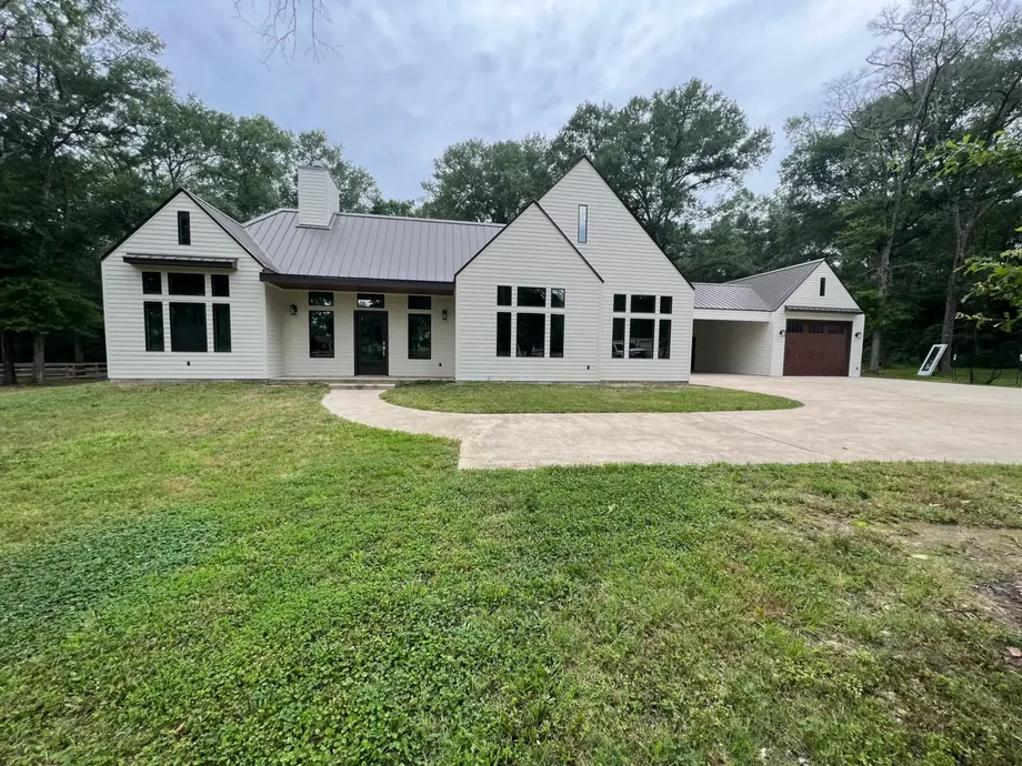 A large home roof replacement in East Texas