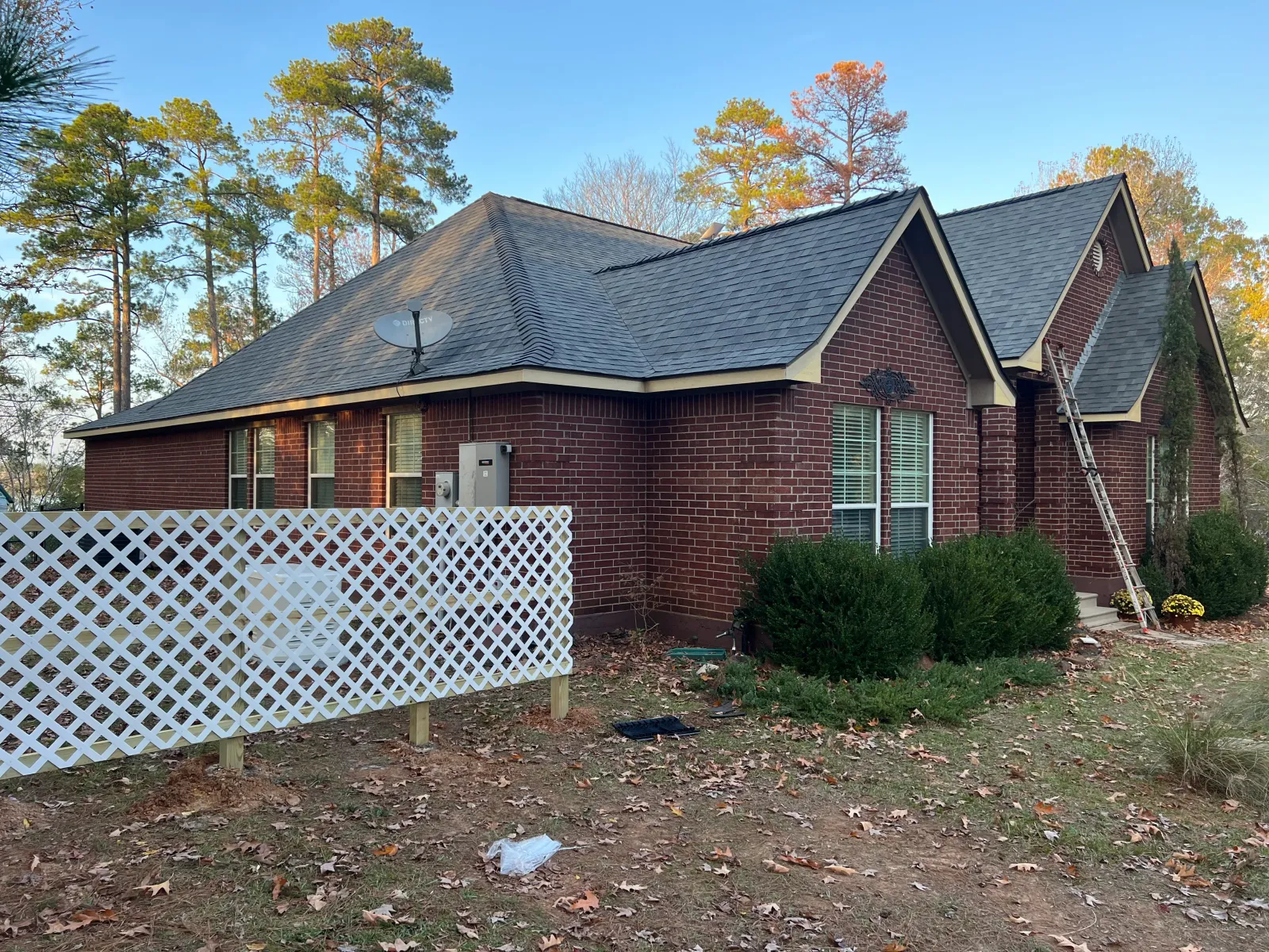 Roof Ryders roofing work in a Lufkin neighborhood