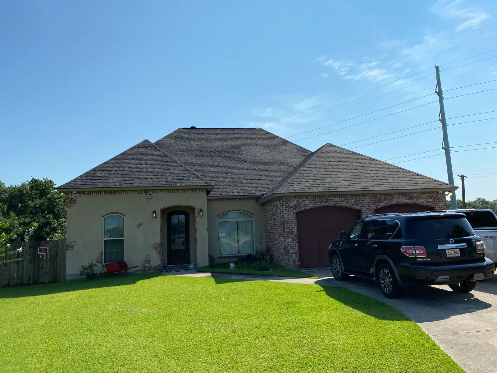 Storm damaged roof repaired in Lufkin, Texas